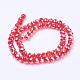 Electroplate Glass Beads Strands US-GR8MMY-47AB-3