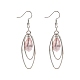 Trendy Glass Teardrop Dangle Earrings US-EJEW-JE00529-2