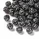 Pave Disco Ball Beads US-RB-A130-10mm-8-5