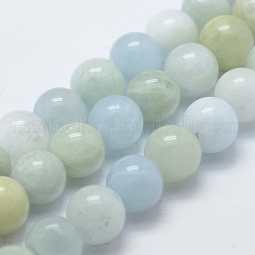 Natural Aquamarine Beads Strands US-G-K240-04