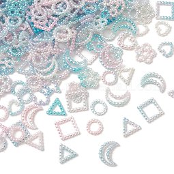 100g Spray Paint ABS Plastic Cabochons US-KY-CJ0001-67