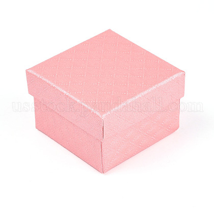 Square Cardboard Ring Boxes&nbsp;US-CBOX-S020-02-7
