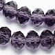 Handmade Imitate Austrian Crystal Faceted Rondelle Glass Beads US-X-G02YI073-1