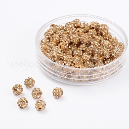 Polymer Clay Rhinestone Beads US-RB-A053-4mm-14