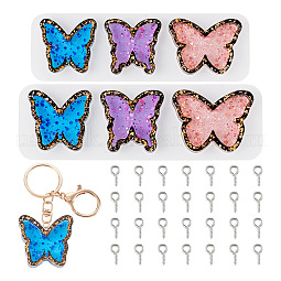 2Pcs 2 Styles DIY Butterfly Quicksand Silicone Molds US-DIY-TA0009-80