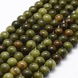 Natural Chinese Jade Beads Strands US-G-F363-8mm