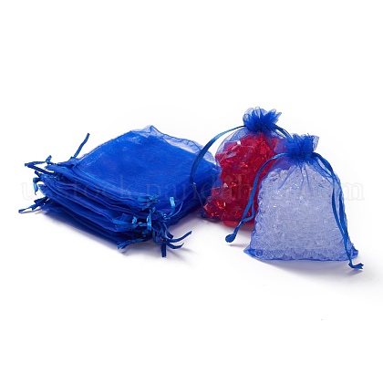 Organza Gift Bags with Drawstring US-OP-R016-9x12cm-10-1