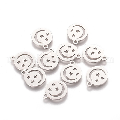 304 Stainless Steel Charms US-STAS-Q201-T106-1