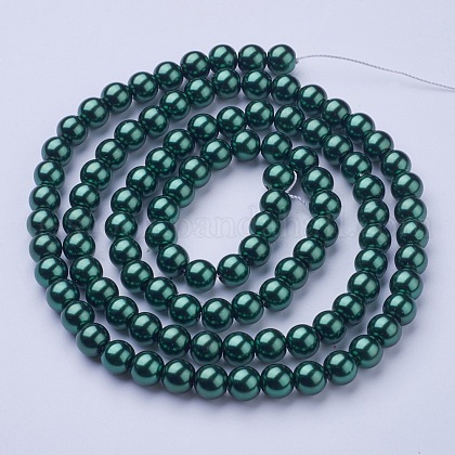 Glass Pearl Beads Strands US-HY-8D-B59-1
