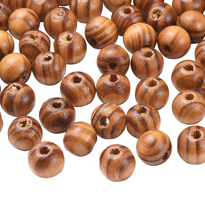 Undyed Natural Wood Beads US-X-TB611Y-10mm-LF-1
