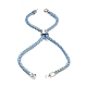Adjustable Nylon Cord Slider Bracelet Making US-MAK-F026-A-P-5