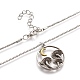Alloy Pendant Necklaces US-NJEW-F278-01AS-RS-1