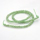 Natural Green Aventurine Round Beads Strands US-G-N0120-13-4mm-2
