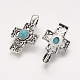 Alloy Synthetic Turquoise Pendants US-PALLOY-P139-01AS-2