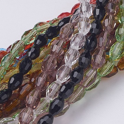 Glass Beads Strands US-GC891Y-1