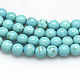 Natural Magnesite Beads Strands US-TURQ-G103-6mm-01-2