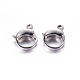 304 Stainless Steel Lobster Claw Clasps US-STAS-H001-1