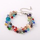 Trendy Faceted Glass Beads Bracelets US-BJEW-JB01642-06-1
