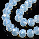 Electroplate Glass Beads Strands US-EGLA-A034-J6mm-A04-2