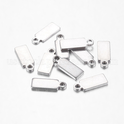 304 Stainless Steel Stamping Blank Tag Pendants US-STAS-Q074-1