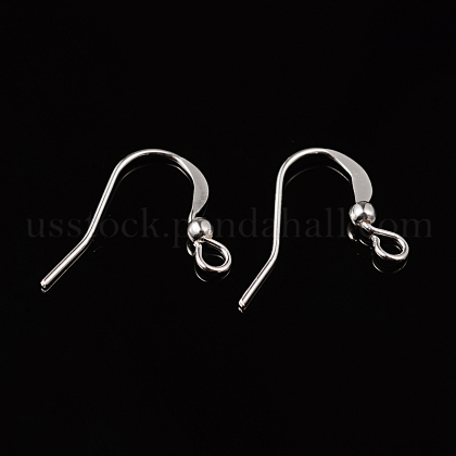 Brass French Earring Hooks US-KK-Q369-S-1