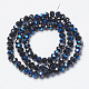 Electroplate Glass Beads Strands US-EGLA-A034-T6mm-I03-2