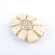 Flower Plating Acrylic Beads US-PACR-Q102-36A-2