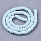 Handmade Polymer Clay Beads Strands US-CLAY-R089-6mm-032-2