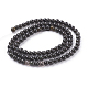 Natural Obsidian Beads Strands US-G-G099-4mm-24-2