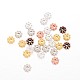 Alloy Daisy Spacer Beads US-PALLOY-L166-31-1