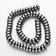 Electroplate Non-magnetic Synthetic Hematite Beads Strands US-G-F300-16-01-2