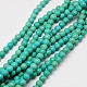 Synthetic Turquoise Beads Strands US-TURQ-G106-8mm-02D-3