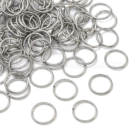 Tarnish Resistant 304 Stainless Steel Open Jump Rings&nbsp;US-STAS-J013-14xx1.2mm-01-3