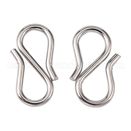 304 Stainless Steel S-Hook Clasps US-STAS-R083-11-1