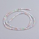 Faceted Glass Beads Strands US-GLAA-G074-A02-2