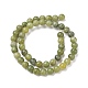 Natural Xinyi Jade/Chinese Southern Jade Beads Strands US-G-K287-20-8mm-1-2