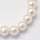 Baking Painted Pearlized Glass Pearl Round Bead Strands US-HY-Q003-4mm-41-2