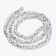 Electroplate Glass Beads Strands US-EGLA-A034-J6mm-E02-2