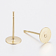 304 Stainless Steel Stud Earring Findings&nbsp;US-STAS-H436-24-10mm-2