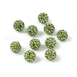 Pave Disco Ball Beads US-RB-H258-8MM-214