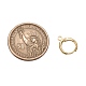 Brass Huggie Hoop Earring Findings US-KK-L179-04G-A-3