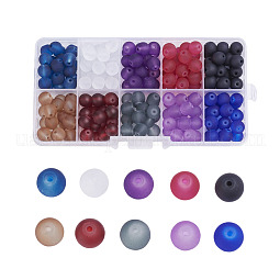 Transparent Glass Beads US-FGLA-X0001-01-8mm