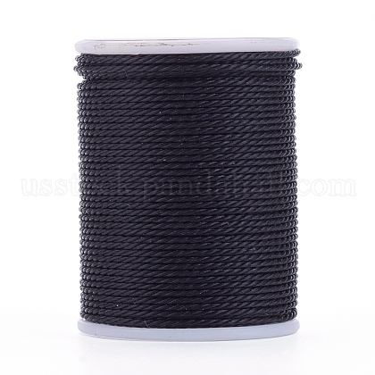 Round Waxed Polyester Cord US-YC-G006-01-1.0mm-01-1