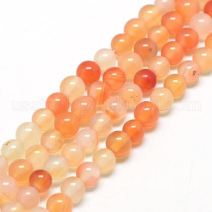 Natural Carnelian Beads Strands US-G-Q462-6mm-45-1