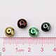 Choc-Mint Mix Pearlized Glass Pearl Beads US-HY-X006-8mm-04-4