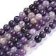 Natural Lepidolite/Purple Mica Stone Beads Strands US-G-K415-6mm-2
