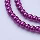 Glass Pearl Beads Strands US-HY-4D-B35-2