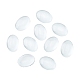 Transparent Oval Glass Cabochons US-GGLA-R022-18x13-5