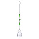 Faceted Crystal Glass Ball Chandelier Suncatchers Prisms US-AJEW-G025-A06-1