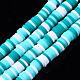Handmade Polymer Clay Beads Strands US-CLAY-R089-6mm-085-4